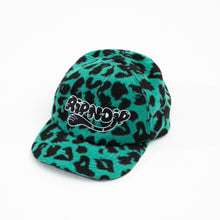 Load image into Gallery viewer, Cheetah 6 Panel Hat (Teal)
