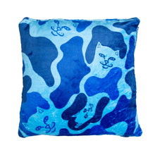 Load image into Gallery viewer, Nerm Camo Fluffy Pillow (Blue Camo)
