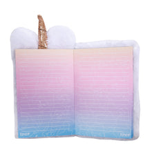 Load image into Gallery viewer, Fuzzy Unicorn Notebook

